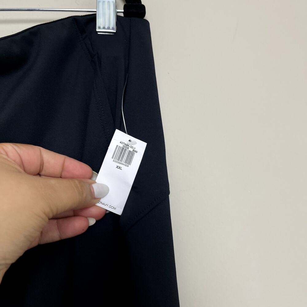 NWT Old Navy High-Waisted PowerSoft Trouser Pants Black Office Career Sz XXL‎ - Picture 4 of 8